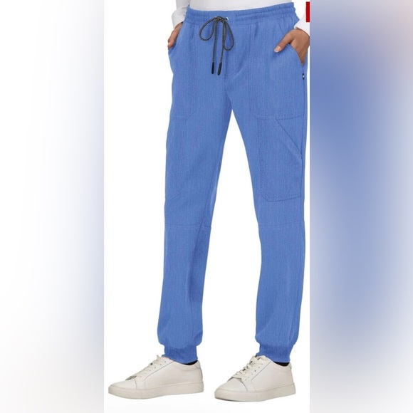 Koi Scrubs Good Vibe Jogger Pant Heather True Ceil size 4X New with tags - Picture 1 of 6